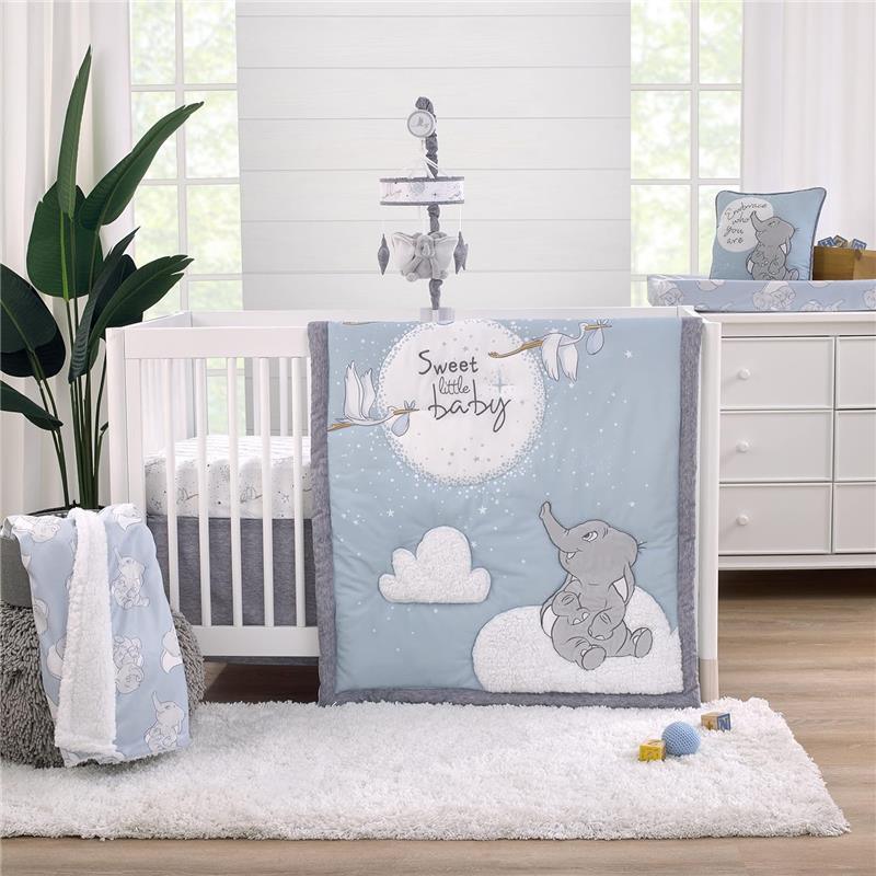 Nojo - Disney Dumbo Sweet Little Baby Fitted Crib Sheet Image 5