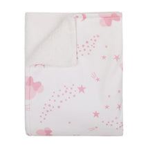 Nojo - Disney Minnie Mouse Twinkle Twinkle Minnie Pink And White Super Soft Baby Blanket Image 2