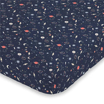 Nojo - Fitted Crib Sheet Cosmic Solar System Image 1