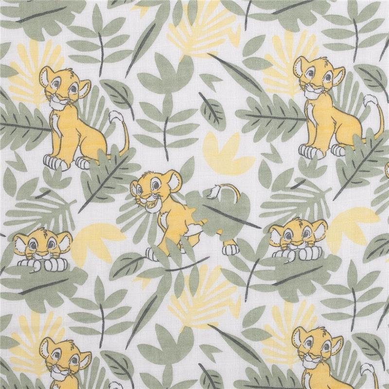 Nojo - Lion King 3 Pk Printed Muslin Swaddles Image 5