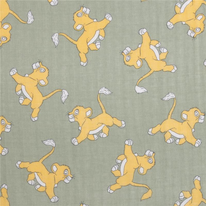 Nojo - Lion King 3 Pk Printed Muslin Swaddles Image 8