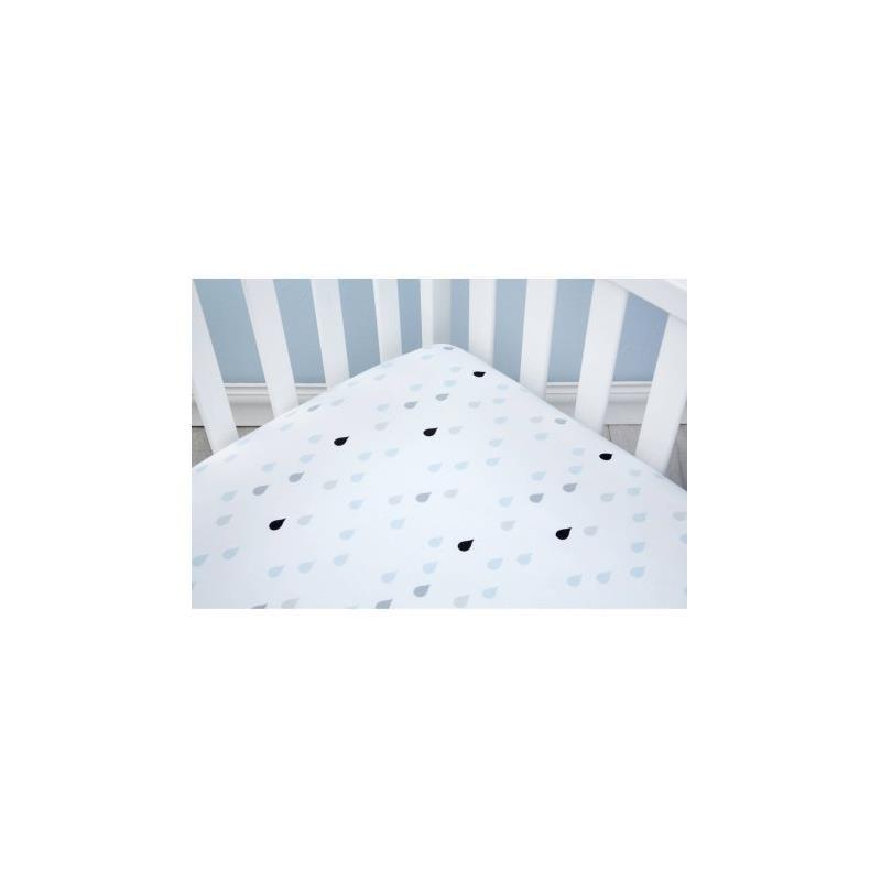 Nojo Little Love 2-Pack Happy Little Clouds Fitted Crib Sheet Image 3