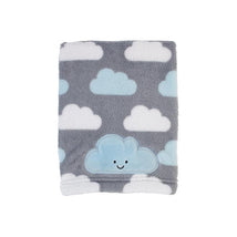 Nojo Little Love Happy Little Clouds Fleece Blanket Image 1