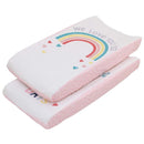 NoJo - Super Soft Changing Pad Covers, Multicolor Rainbow Image 1