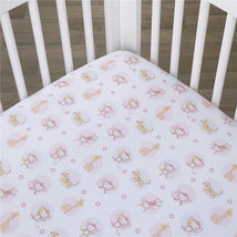 Nojo - Sweet Jungle Friends Fitted Crib Sheet Image 2