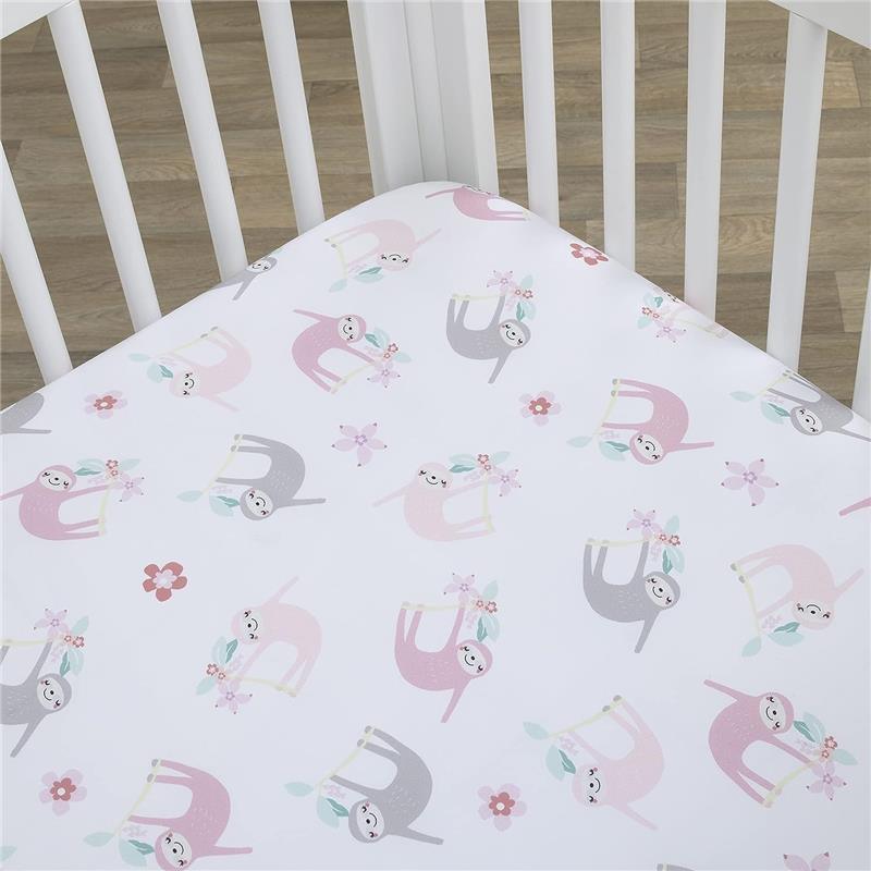 Nojo - Tropical Garden Fitted Crib Sheet Image 2