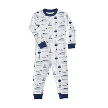 Noomie - Baby Boy Yachts Long Sleeve Pajama Set Image 2