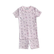 Noomie - Baby Girl Bows Short Sleeve Pajama Set Image 1