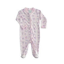 Noomie - Baby Girl Bows Zipper Footie With Ruffles Image 2