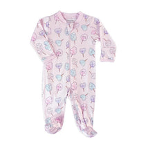 Noomie - Baby Girl Cotton Candy Zipper Footie Image 2