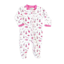 Noomie - Baby Girl Glamour Makeup Zipper Footie Image 2