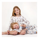 Noomie - Baby Smores Blue Long Sleeve Pajama Set Image 1