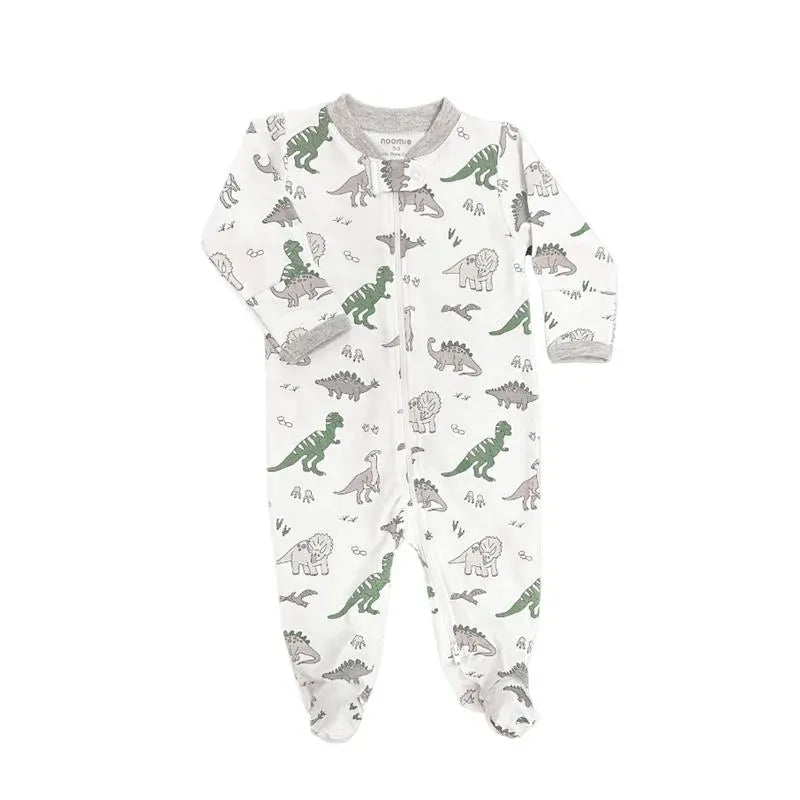 Noomie - Dinosaurs Zipper Footie Image 2