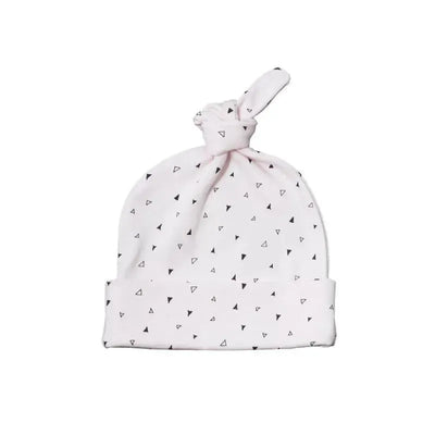 Noomie Pink Triangles Hat