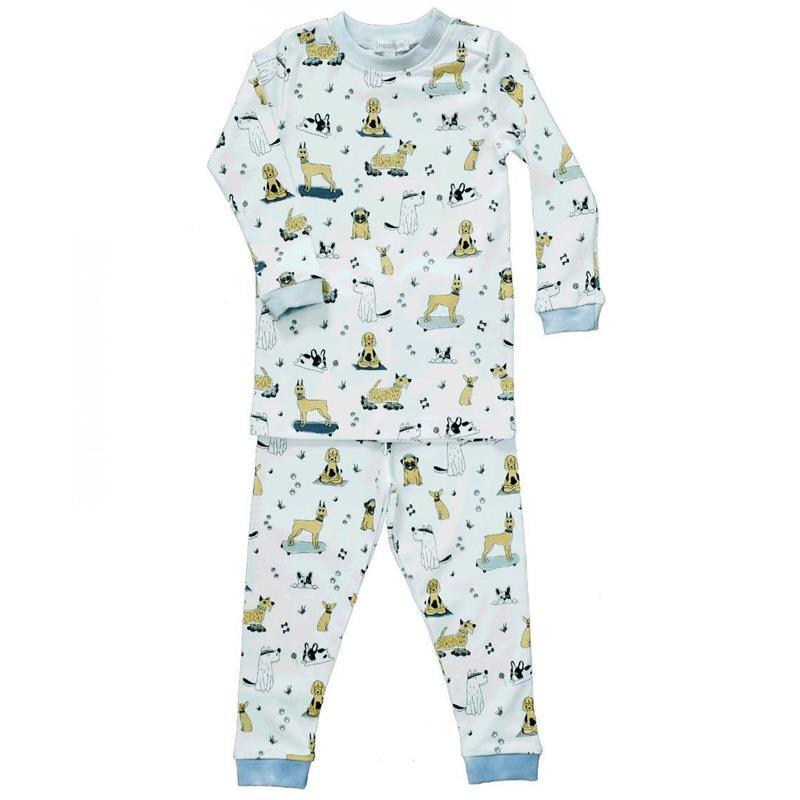 Noomie - Two Pieces PJs, Blue Dogs.