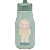 Nouka 10 oz Insulated Stainless Steel Kids Water Bottle, Roary the Lion Image 1