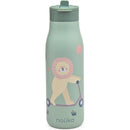 Nouka Insulated Stainless Steel Kids Water Bottle, Roary the Lion Image 1