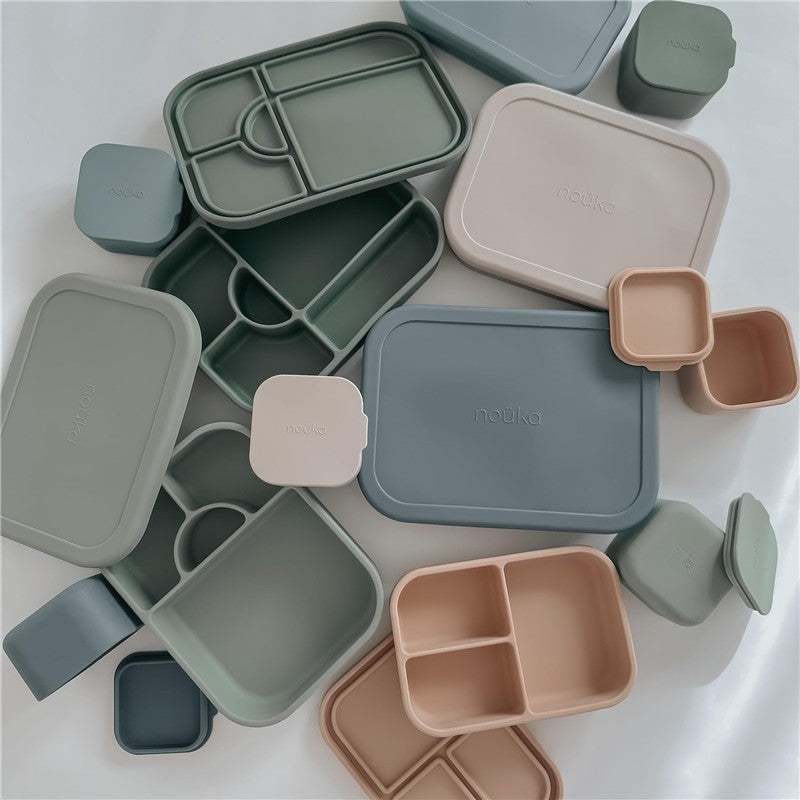 Nouka - Small Silicone Sealed Snack Box, Leaf Image 8