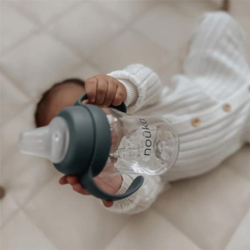 Nouka Soft Spout Sippy Cup 8 Oz, Soft Blush Image 5