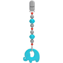 Nuby 0M+ Silicone Beaded Pacifier Holder With Teether - Assorted Image 2