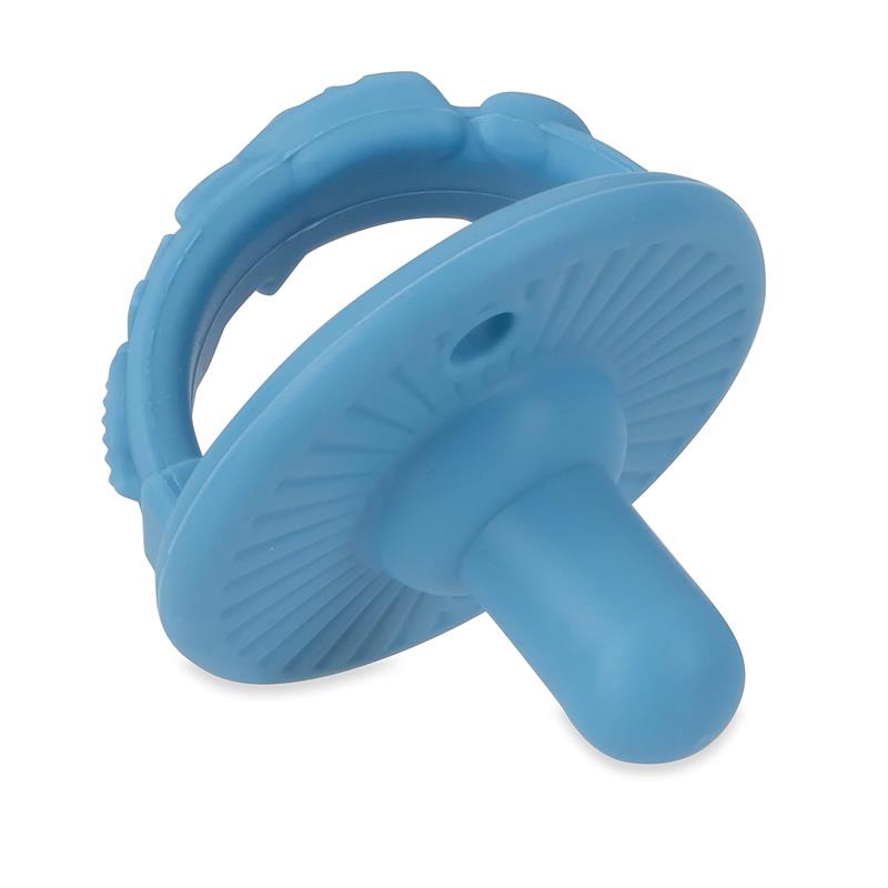 Nuby 2Pk 3D Silicone Pacifier/Soother With Silicone Cherry Baglet 0M+ Image 2