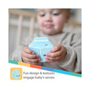 Nuby - 2Pk All Silicone Chocolate Chip Cookie & Milk Carton Teether Image 4