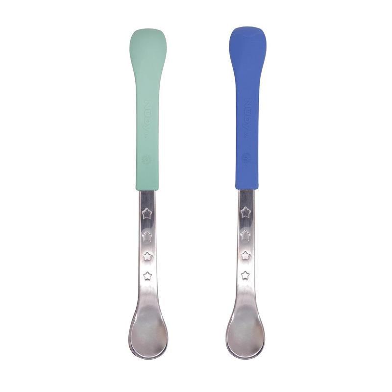 Nuby - 2Pk Feeding Spoon, Assorted Colors Image 6