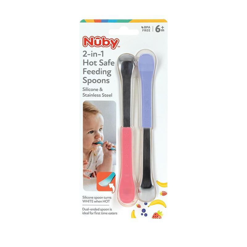 Nuby - 2Pk Feeding Spoon, Assorted Colors Image 9