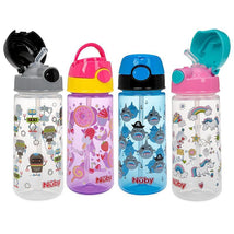Nuby - 2Pk Kid’s Printed Flip-it Active Water Bottle 18M+, Prints May Vary Image 1