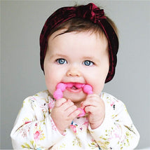 Nuby Silicone Ring Teethers 2 Pack - Assorted Colors Image 2