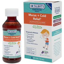 Nuby - 4 Oz Homeopathic Dr Talbots Mucus And Cold Relief Image 1