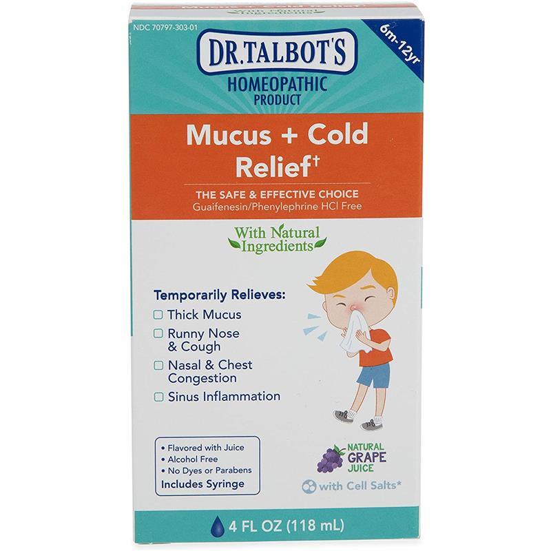 Nuby - 4 Oz Homeopathic Dr Talbots Mucus And Cold Relief Image 3