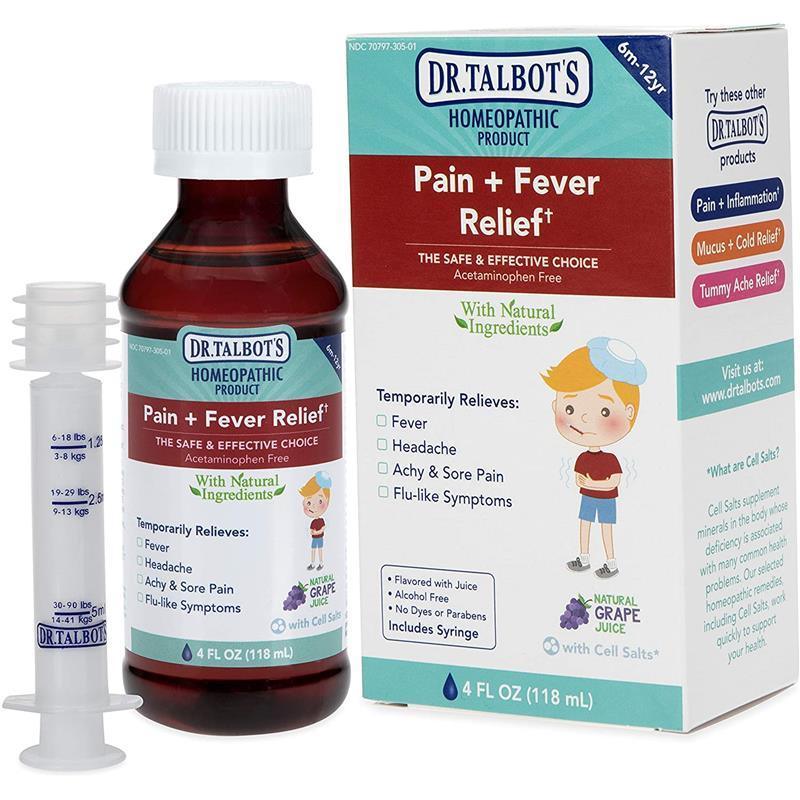 Nuby - 4 Oz Homeopathic Dr Talbots Pain And Fever Relief Image 5