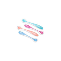 Nuby 4Pk New Modern Soft Tip Spoon - Colors May Vary Image 1