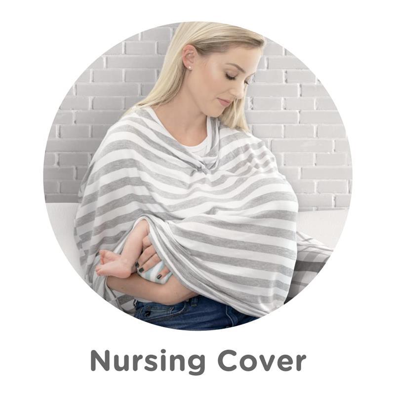Nuby - 5-In-1 Nursing Cover, Chevron Print Image 4