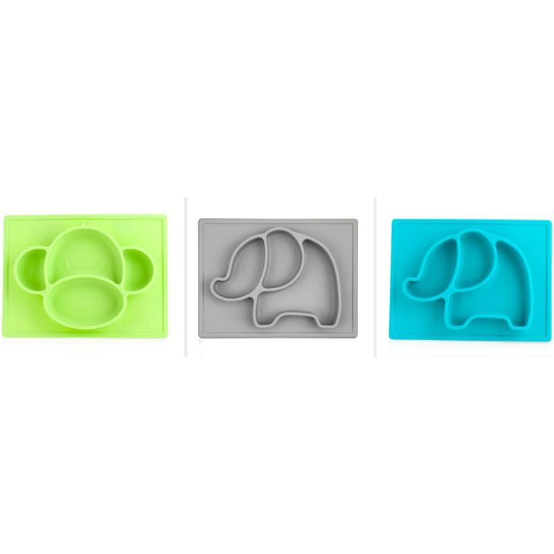 Nuby Baby Plates With Suction, Assorted Image 2