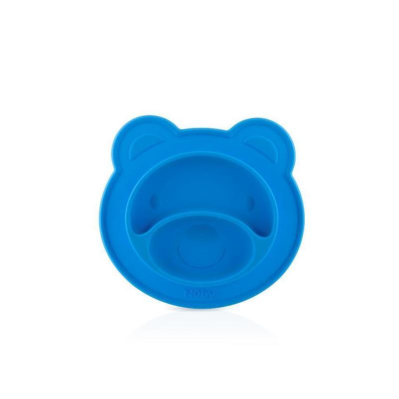 Nuby Bear Silicone Feeding Mat - Assorted Colors Image 1