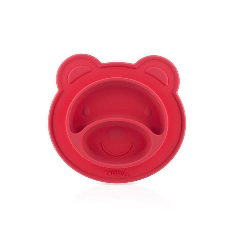 Nuby Bear Silicone Feeding Mat - Assorted Colors Image 2