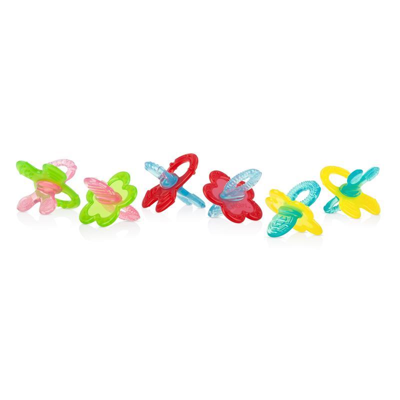 Nuby Chewbies Soft Silicone Teether, Colors May Vary Image 1