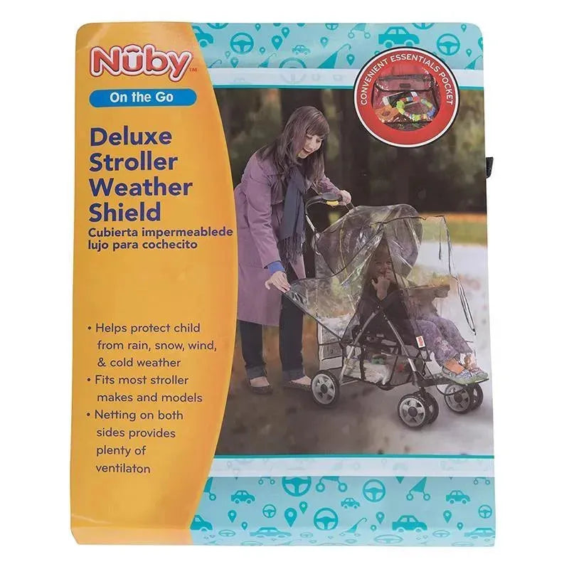 Nûby Deluxe Stroller Weather Shield, Clear