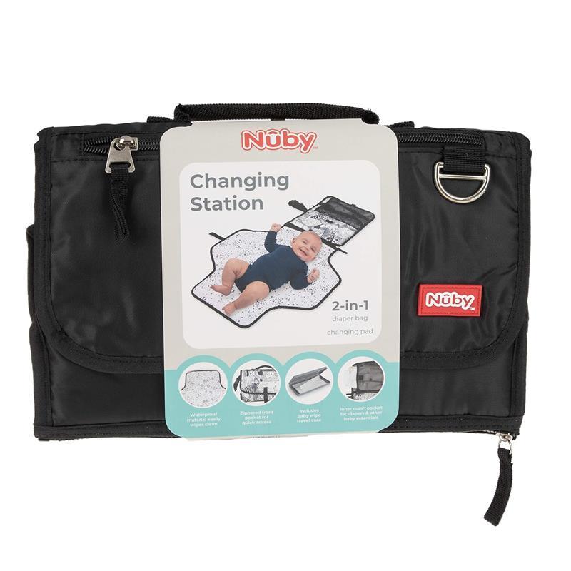 Nuby - Dr. Talbot's All Black Portable Changing Pad with Case Image 7
