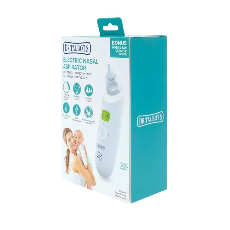 Nuby - Dr. Talbot's Electric Nasal Aspirator with 2-Pack Nose & Ear Cleaners Image 6