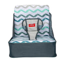 Nuby - Fabric Collapsible Booster Seat With Straps, Chevron Image 1