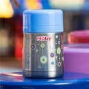 Nuby First Solids Stainless Steel Thermos with Spoon 15 Oz, Blue Image 2