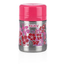 Nuby First Solids Stainless Steel Thermos with Spoon 15 Oz, Pink Image 3