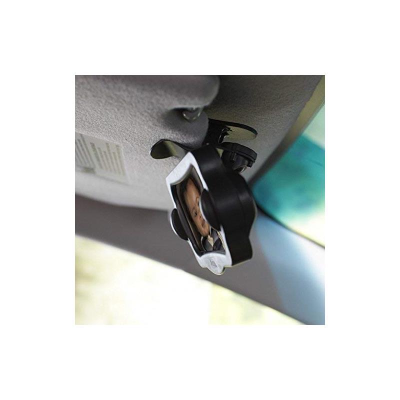 Nuby - Flat Back Seat Mirror Black Image 4