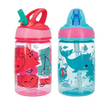Nuby - Flip-It Active In Staw Bottle, Colors May Vary | 1-pack Image 2
