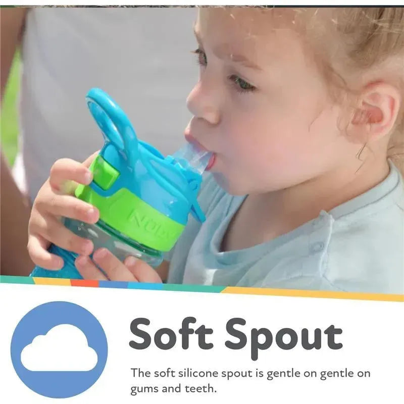 Nuby - Flip-It Reflex Bottle, Aqua Camo Image 2