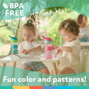 Nuby - Flip-It Reflex Bottle, Pink Leopard Image 6