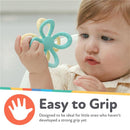 Nuby - Fun Loops Teether Flower Shaped Infant Teething Toy for Babies, Blue & Aqua Image 3